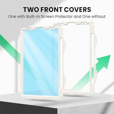 SEYMAC Case for iPad Air 5th/ 4th Generation 10.9", Full-Body Shockproof Protective Case with Screen Protector, Rotating Stand/Handle/Shoulder Strap/Pencil Holder for iPad Air 5/ Air 4, Colorful/Pink - Image 8
