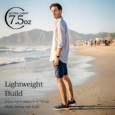 Bruno Marc Men's Arch Support Casual Slip-on Shoes Loafers for Men Non Slip Comfortable Boat Shoes,Size 10,Black/Brown,SBLS2302M - Image 7