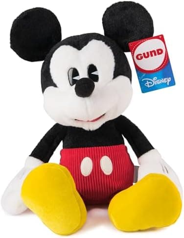 GUND Disney Official Mickey Mouse Classic Plush, Mickey and Friends, Deluxe Collector Stuffed Animal for Ages 1 and Up, Black/White, 14” - Image 3