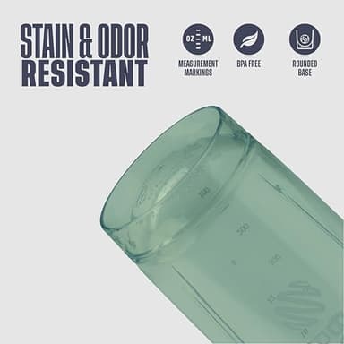 BlenderBottle Sport Shaker Bottle with Wire Whisk, 28-Ounce, Yellow – Protein Shakes & Hydration for Athletes & Fitness Enthusiasts, Easy Mixing, Durable & Lightweight, Lockable Lid - Image 4