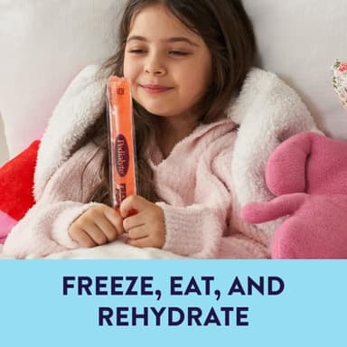 Pedialyte Electrolyte Solution Freezer Pops, Hydration Variety Pack— Grape, Blue Raspberry, Cherry, Orange, Pack of 64 - Image 6