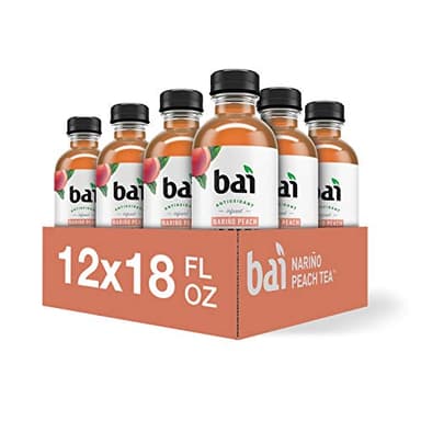 Bai Iced Tea, Narino Peach, Antioxidant Infused Supertea, Crafted with Real Tea (Black Tea, White Tea), 18 Fluid Ounce Bottles, 12 count - Image 12