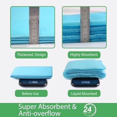 DEEP DEAR Extra Large Dog Pee Pads, 28x34, 30 Count, Thicker XL Super Absorbent Leak-Proof Pet Potty Pads - Image 4