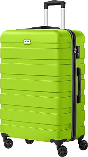AnyZip Luggage PC ABS Hardside Lightweight Suitcase with 4 Universal Wheels TSA Lock Checked-Large 28 Inch Apple Green - Image 1