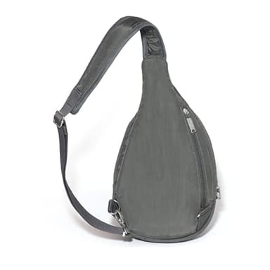 Baggallini Securtex® Anti-Theft Triple Zip Sling - Travel Backpack Sling Bag Crossbody - RFID Wallet Locking Zipper - Image 9