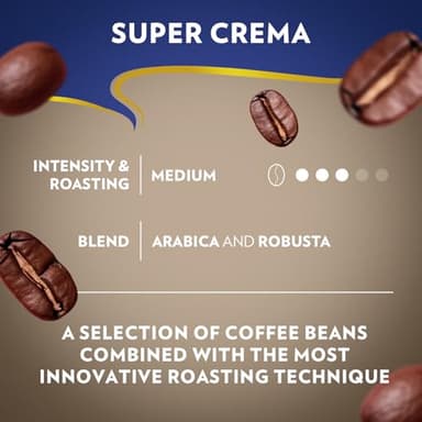 Lavazza Super Crema Whole Bean Coffee, Medium Espresso Roast, Arabica and Robusta Blend, 22 oz Bag (Pack of 6) - Image 6