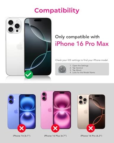 Upcommon UARMOR Clear Screen Protector for iPhone 16 Pro Max [6.9 Inch] Double Strength 9H Tempered Glass with Easy Installation Kit, Anti-Scratch, Case Friendly Fit- 2Pack - Image 2