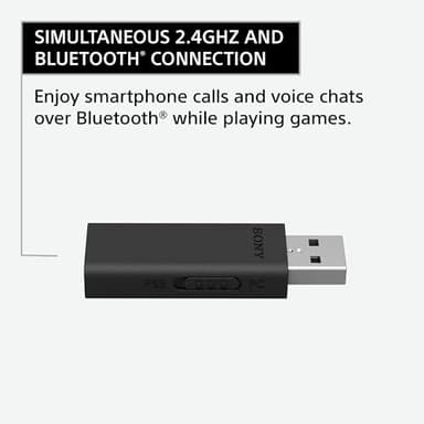 Sony INZONE H9 Gaming Headset, Wireless Noise Canceling Bluetooth Headset With Microphone, 360 Spatial Sound, For PC and PS5 (WH-G900N), White - Image 8