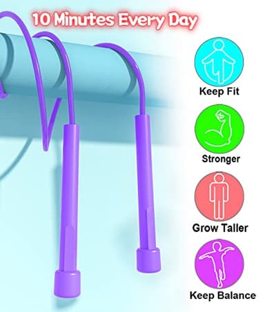 Jump Rope for Kids, 6 Pack Length Adjustable Lightweight Kids Skipping Rope for Children, Students, Boys and Girls Outdoor Sports, Fitness Exercise, Keeping Fit, Workout - Image 4