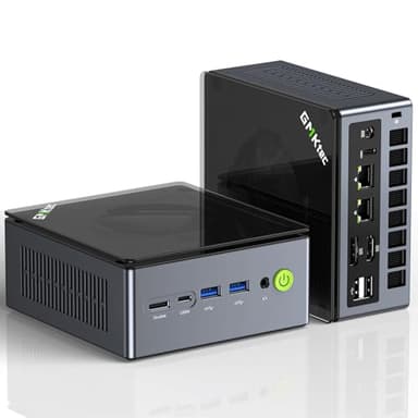 GMKtec Mini PC Gaming, M7 AMD Ryzen 7 PRO 6850H (8C/16T 4.70Ghz) Dual NIC LAN 2.5G Desktop Computer, 32GB DDR5 RAM + 512GB Hard Drive PCle SSD, Dual USB4, HDMI 2.1, USB-C - Image 1