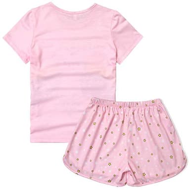 Summer Pajamas for Big Girl Size 10 11 Rabbit Pjs Sets Easter Day Clothes Pink - Image 2