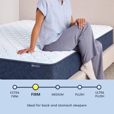 Serta Sleeptrue Firm 11" Queen Hybrid Mattress in a Box, Cooling, Breathable, and Pressure Relieving - 100 Night Trial, CertiPUR-US Certified and 10 Year Limited Warranty - Image 3