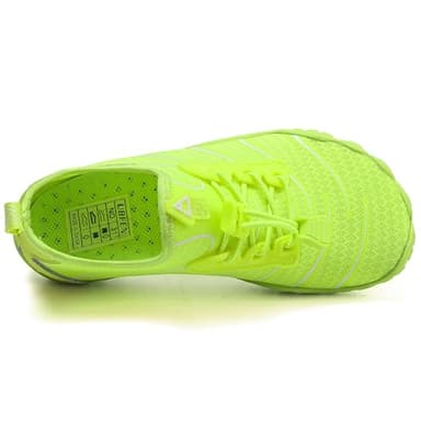 UBFEN Water Shoes for Kids Boys Girls Aqua Socks Barefoot Beach Sports Swim Pool Quick Dry Lightweight Toddler Little Big Kid G Light Green 2 Big Kid - Image 3