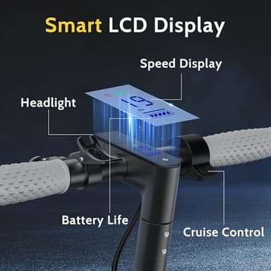 NAVIC Electric Scooter Adults, Powerful 350W Motor, Max 22 Miles Long Range, Top Speed 19 MPH, 8.5" Tires, E Scooter for Adults with APP Control - Image 8