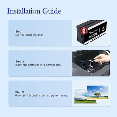 Valuetoner Remanufactured Ink Cartridges Replacement for HP 952XL Black 952 XL Ink Cartridges Combo Pack High Yield for OfficeJet Pro 8710 8720 7740 8210 8715 8740 7720 8702 Printer (2-Black) - Image 6