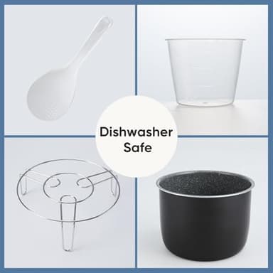 DUMOS 16-in-1 Electric Pressure Cooker 8 QT Stainless Steel Multi Cooker Electric for Pressure, Rice, Steamer, Yogurt Maker, Slow Cook, Sliver - Image 4