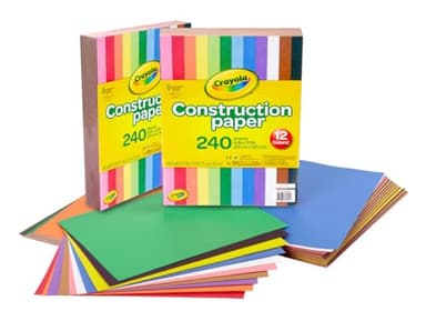 Crayola Construction Paper - 480ct (2pck), Bulk Teacher Supplies, Back to School Essentials For Kids, Classroom Must Have, Arts & Crafts Art Paper - Image 1