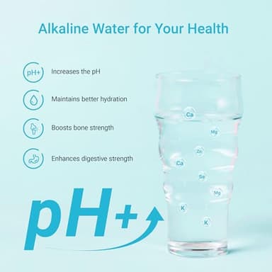 AQUA CREST Alkaline Water Filter, Intended for Brita® Pitchers and Dispensers, Everyday, UltraMax, Metro+, XL and More, NSF Certified, 2 Months, 3 Count, Mineralized Alkaline Water, Increases Water PH - Image 2
