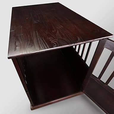 Casual Home Wooden Large Pet Crate, End Table, Espresso, 24 x 36.5 x 29.5 in - Image 14