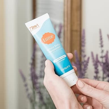 Lume Whole Body Deodorant - Invisible Cream Tube - 72 Hour Odor Control - Aluminum Free, Baking Soda Free, Skin Safe - 3.0 ounce (Unscented) - Image 5