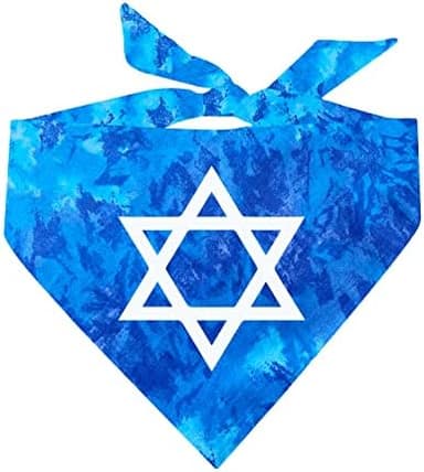 Jewish Star Dog Bandana (Royal Scrunch, OS 161 - Image 3
