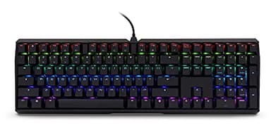 Cherry MX Board 3.0 S Wired Gamer Mechanical Keyboard with Aluminum Housing - MX Brown Switches (Slight Clicky) for Gaming and Office - Customizable RGB Backlighting - Full Size - Black - Image 1