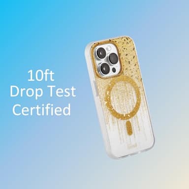 Sonix Case for iPhone 15 Pro | Compatible with MagSafe | 10ft Drop Tested | Drippin' Gold - Image 2