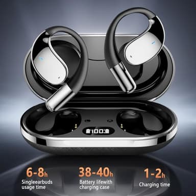 AI Language Translation Earbuds,Real-Time Translation Earbuds,144 Language & Accent Bluetooth Translator Device for Travel Business Learning Secure Fit Compact Design - Image 5