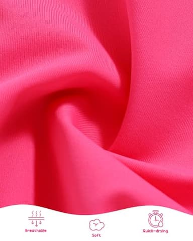 Toddler Bathing Suit Girl 3T 4T Swimsuit Girls One Piece Girls Swimsuit Bathing Suit Beach Essentials Pink Block Summer Swimwear - Image 3