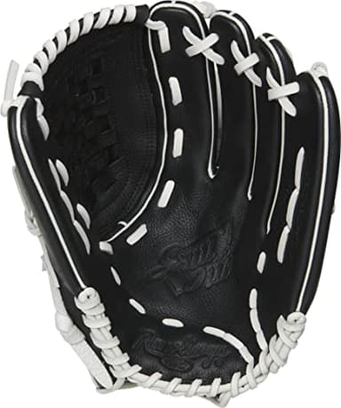 Rawlings Shutout Fastpitch Softball Glove, RSO125BW-3/0 12 1/2 BSK/ FLCV, 12.5" | Outfield - Image 3