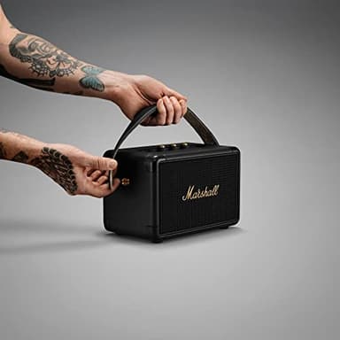 Marshall Kilburn II Bluetooth Portable Speaker - Black & Brass - Image 6
