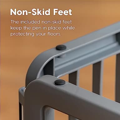 IRIS USA Puppy Playpen Dog Playpen Fence Enclosure with Dog Gate Door - Indoor Pet Playpen - 4 or 8 Panel - Image 5