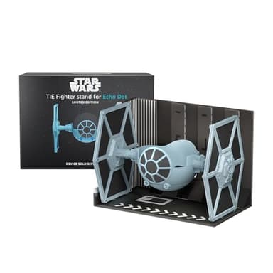 STAR WARS Echo Dot Bundle: Includes Echo Dot (5th Gen, 2022 release) | Deep Sea Blue and Limited Edition STAR WARS TIE Fighter Stand - Image 7