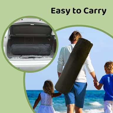 Pamo Babe Baby Playpen with Sun Protection Canopy - Indoor & Outdoor Play Yard for Babies and Toddlers - Baby Tent with Zipper Door - Image 6