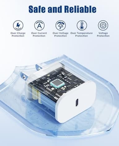 for Apple Watch Charger Fast Charging,3 in 1 Multi Chargers Cable with 20W USB C Charger, iWatch Charger Cord 6FT for iWatch Series Ultra 3/2/SE 3/11/10/9/8/7/6/5/4/iPhone17 15 16 Pro Max/14/13/12/11 - Image 6