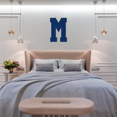 Large Wooden Letters 17 Inch, Big Wood Letters O Shape Cutout Alphabet Unfinished Vintage Sports Varsity Style Paintable Wooden Letters for Wall Decor Nursery Name Painting Crafts Party Room Decor - Image 7