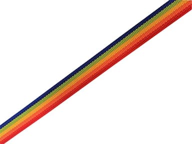 Nylon Dog Leash 4 Ft 5 Feet 6 Foot Long, Walking Training Dog Leashes for Medium Large Dogs, 1 Inch Wide (1" X 5 ft, Rainbow) - Image 5