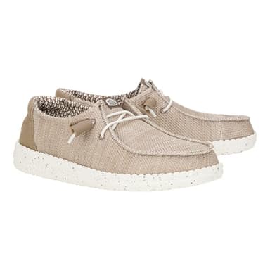 HEYDUDE Wendy Stretch Sox Wide Walnut Size 8, Women’s Shoes, Women’s Slip-on Loafers, Comfortable & Light-Weight - Image 3