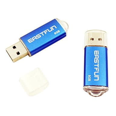 EASTFUN 5Pcs 8GB USB Flash Drive USB 2.0 Flash Memory Stick Thumb Stick Pen(Five Mixed Colors: Blue Purple Rose Green Gold) - Image 8