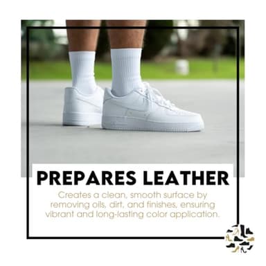 Shoe Clinic Leather Deglazer | Prepares Leather for Paint | Removes Dirt, Oils, and Finishes from Shoes, Boots, Sneakers, and Accessories | Quick-Drying (50 ml / 1.7 oz) - Image 3