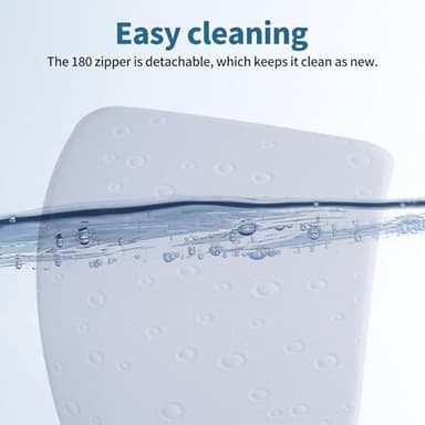 Amzreine Baby Bassinet Mattress Pad, 33" x 19" x 2" Dual Sided Gel Memory Foam Mattress with Breathable Removable Soft Cover Fit for ANGELBLISS 3 in 1/BabyBond/Cowiewie/Jimglo Baby Bassinet - Image 5