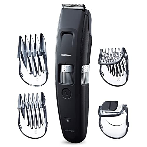 Panasonic Long Beard Trimmer for Men, 58 Length Settings and 4 Attachments for Cutting and Detailing, Cordless or Corded Operation – ER-GB96-K (Black) - Image 1