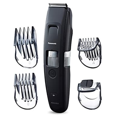 Panasonic Long Beard Trimmer for Men, 58 Length Settings and 4 Attachments for Cutting and Detailing, Cordless or Corded Operation – ER-GB96-K (Black) - Image 1