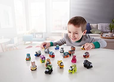Thomas & Friends Toy Trains MINIS 20 Pack of Miniature Push-Along Engines & Railway Vehicles for Pretend Play Preschool Kids Ages 3+ Years (Amazon Exclusive) - Image 2