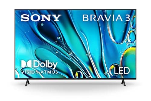Sony 55-Inch 4K Ultra HD BRAVIA 3 LED Smart TV with Google TV, LED Flat Screen, Dolby Vision HDR, Google TV, Exclusive PS5 Features, (K-55S30) - Image 1