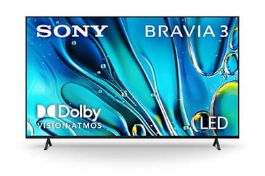Sony 55-Inch 4K Ultra HD BRAVIA 3 LED Smart TV with Google TV, LED Flat Screen, Dolby Vision HDR, Google TV, Exclusive PS5 Features, (K-55S30) - Image 1