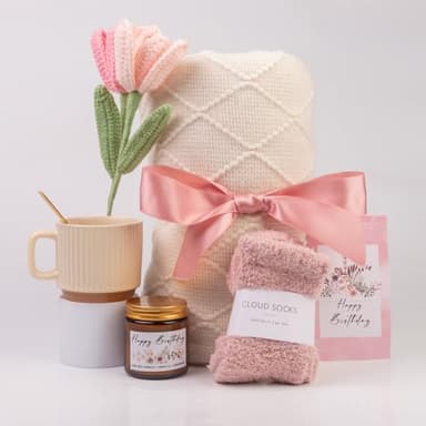 Birthday Gifts for Women, Self Care Gifts Get Well Soon Gifts Package, Relaxing Care Package, Birthday Gift Basket for Women, Happy Birthday Gifts for Her, Mom, Sister, Best Friend, Wife, Girlfriend, Coworker, Birthday Gifts Ideas - Image 3