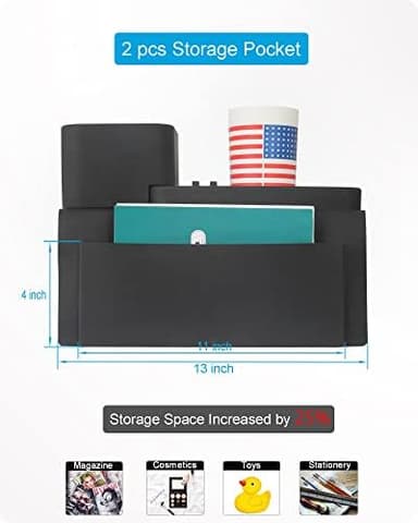 Silicone Couch Cup Holder, VIENFUT Anti-Spill Anti-Slip Sofa Armrest Tray BPA-Free, Dirt-Resistant Silicone Couch Arm Tray for Remote, Snacks, Cellphone and iPad, Gift for Family, Friend (Black - Image 6