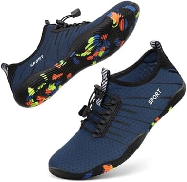 ATHMILE Water Shoes for Men Women River Shoes Adult Swim Beach Lake Pool Aqua Socks Barefoot Quick Dry for Hiking Surfing Kayaking Cruise Ship Essentials - Image 3