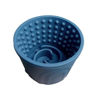 Dog Slow Feeder Lick Bowl, Non-Slip Slow Dog Eating Bowl, Long Lasting Silicone Anti-chocking Treat Dispenser, Easy to Clean & Durable Pet Dish (M) - Image 1